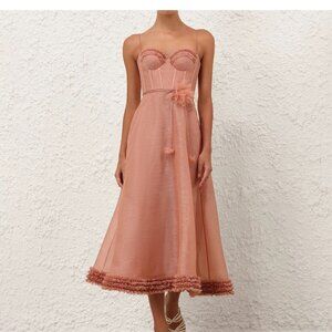 Zimmermann strapless cup halter dress